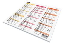 Quo Vadis Arc en Ciel - Calendrier origami 3 mois par face - 18 x 36 cm