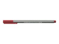 STAEDTLER triplus 334 - Feutre fin - 0.3 mm - carmin