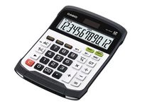 Calculatrice de bureau Casio WD-320MT - 12 chiffres - alimentation batterie et solaire