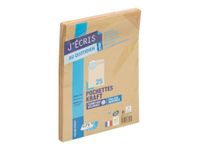 GPV - 25 Pochettes Enveloppes B5 250 x 176 mm - 85 gr - sans fenêtre - kraft - bande adhésive