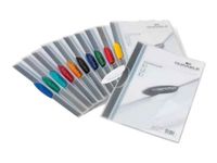 Durable Duraclip - 5 Chemises à clip - A4 - couleurs assorties