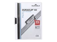 Durable Duraclip 60 - 5 Chemises à clip - A4 - blanc
