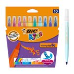 BIC Kids Visaquarelle - 10 Feutres - pointe pinceau