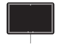 Bequet Adoisine - 10 Étiquettes noires sans roulettes - 10,5 x 7 cm