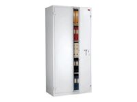 Reskal BM1220 - Armoire forte 349L - à clé - acier blanc