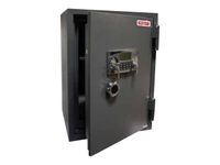 Reskal FS-E61 - Coffre-fort ignifuge 67L - à code et à clé - acier noir