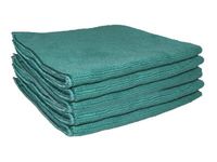 De Witte Tricot Soft - 5 chiffons microfibres 40 x 40 cm - vert