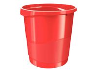 Esselte Vivida - Corbeille à papier 14L - rouge