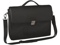 Oberthur Oregon - Cartable rigide 2 compartiments - pour ordinateur portable 15,6" - noir