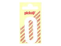 Pickup - Étiquette autocollante - 90 mm - Lettre O - blanc mat