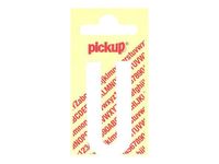 Pickup - Étiquette autocollante - 90 mm - Lettre U - blanc mat