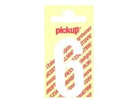Pickup - Étiquette autocollante - 90 mm - Chiffre 6 - blanc mat