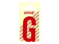 Pickup - Étiquette autocollante - 90 mm - Lettre G - rouge brillant