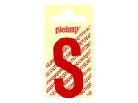 Pickup - Étiquette autocollante - 90 mm - Lettre S - rouge brillant