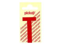 Pickup - Étiquette autocollante - 150 mm - Lettre T - rouge brillant