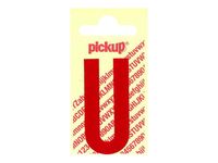 Pickup - Étiquette autocollante - 150 mm - Lettre U - rouge brillant