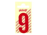 Pickup - Étiquette autocollante - 150 mm - Chiffre 9 - rouge brillant