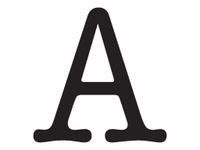 Pickup Déco Maud - Étiquette autocollante 60 mm - Lettre A - noir
