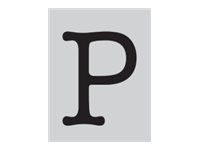 PICKUP deco Maud - Etiqueta autoadhesiva - preimpreso: P - negro