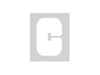 Pickup Déco Anna - Étiquette autocollante 60 mm - Lettre C - blanc