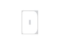 Pickup Déco Anna - Étiquette autocollante 60 mm - Lettre D - blanc