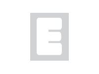 Pickup Déco Anna - Étiquette autocollante 60 mm - Lettre E - blanc