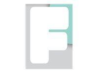 Pickup Déco Anna - Étiquette autocollante 60 mm - Lettre F - blanc