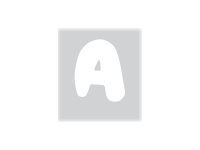 Pickup Déco Emma - Étiquette autocollante 70 mm - Lettre A - blanc