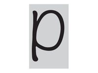 PICKUP deco Lynn - Etiqueta autoadhesiva - preimpreso: P - negro