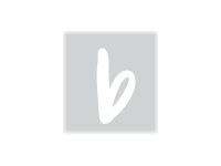 Pickup Déco Zoé - Étiquette autocollante 110 mm - Lettre B - blanc