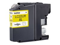 Brother LC22UY - XL - amarillo - original - cartucho de tinta - para Brother DCP-J785DW, DCP-J785DWXL, MFC-J985DW; INKvestment Work Smart MFC-J985DW