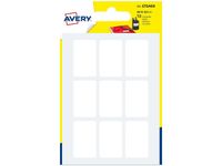 Avery - 72 Étiquettes multi-usages blanches - 20 x 32 mm - réf ETSA09