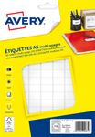 Avery - Etui A5 - 1792 Étiquettes multi-usages blanches - 12 x 18,3 mm - réf ETE112