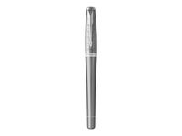 Parker Urban Premium - Stylo plume - encre bleue - fin - corps argent