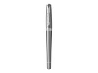 Parker Urban Premium - Stylo plume - encre bleue - moyen - corps argent