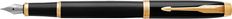 Parker IM - Stylo plume noir GT - pointe moyenne