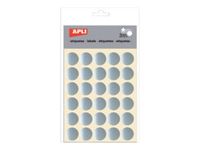 Apli - 3 feuilles gommettes - argent