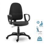 Fauteuil de bureau TORINO - accoudoirs en option - noir