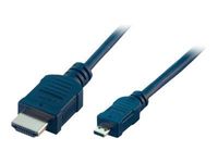 MCL Samar - câble HDMI haute vitesse avec ethernet type A (M) vers micro HDMI type D (M) - 2 m