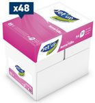Jet'up Bureau Vallée - Papier blanc - A4 (210 x 297 mm) - 80 g/m² - 120 000 feuilles (48 cartons de 5 ramettes)