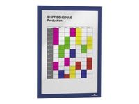 Durable Duraframe - Cadre d'affichage adhésif - A4 - bleu