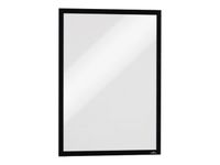 Durable Duraframe Magnetic - 5 Cadres d'affichage magnétiques - A3 - noir - pour surfaces métalliques