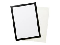 Durable Duraframe Grip -  Cadre d'affichage auto-agrippant - A4 - noir - pour surfaces en tissu