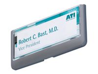 Durable Click Sign - Plaque de porte - format "Titre"