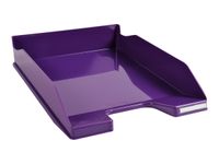 Exacompta COMBO Glossy - Corbeille à courrier violet