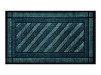 Tapis de sol - picots caoutchouc flocké - 40 x 70 cm - gris