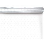 Logistipack - Papier cadeau - film fleuriste - 80 cm x 120 m - motif fleurs plumetis