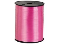 Logistipack - Bolduc brillant - ruban d'emballage 7 mm x 500 m - rose