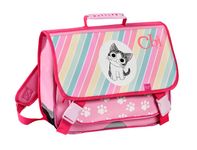 Quo Vadis - Cartable scolaire - Chi - 38x30x14 cm - Toile (polyester) - 3 compartiment(s) - Avec bretelles et poignée