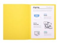 Exacompta Forever 180 - 50 Chemises - 170 gr - pour 200 feuilles - jaune